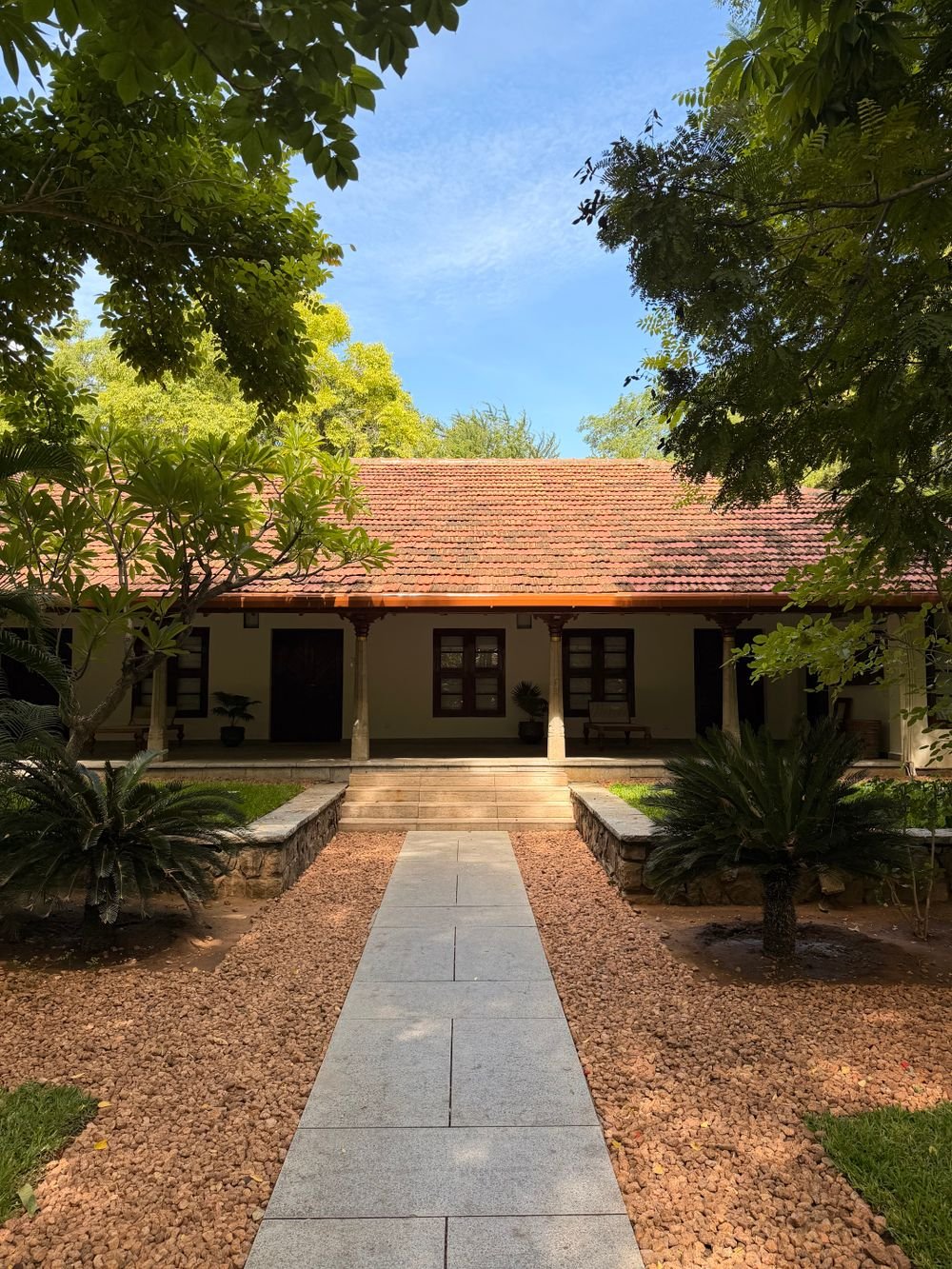 Jardín de piedra de Casa Alba