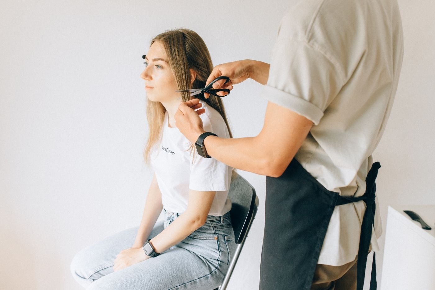 Sesión de corte en Seda Studio